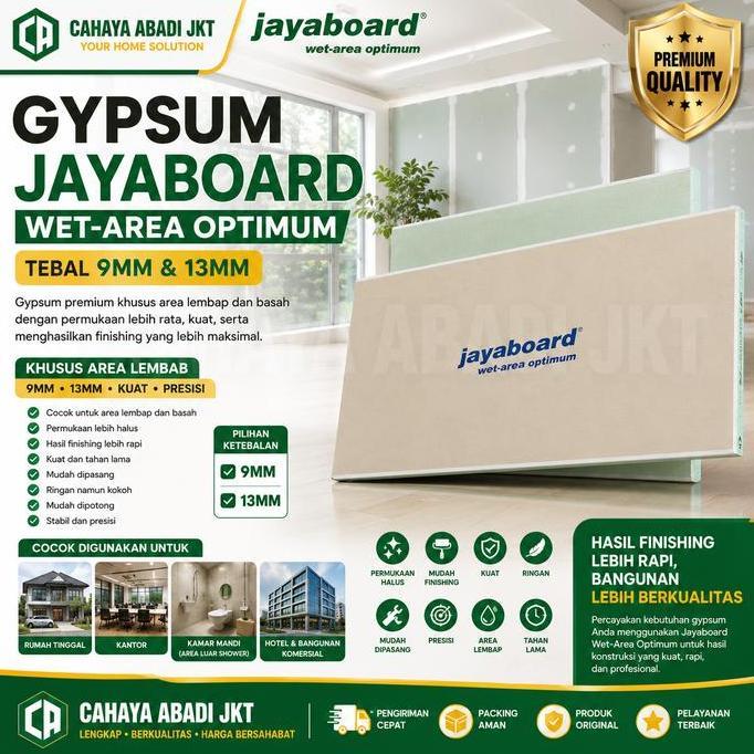 2Profitable - Gipsum Jayaboard | Gypsum Jayaboard Water Resistant 9Mm