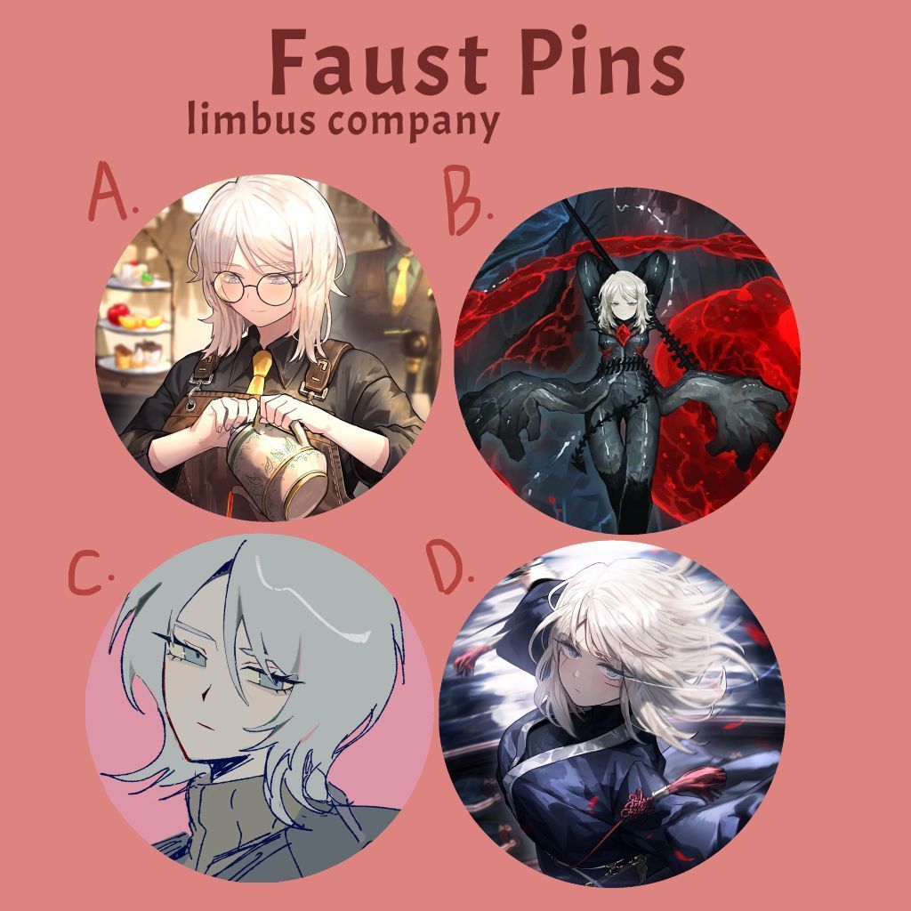Faust Pin || Limbus Company