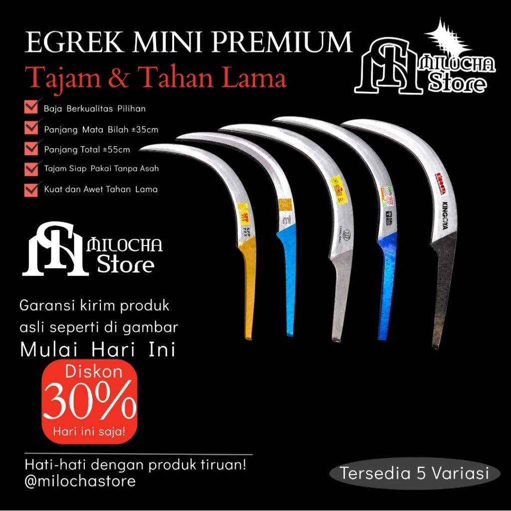 EGREK MINI PREMIUM SPP777 MI GLOBAL CAMEL SBL KINGOYA SUPER TAJAM SIAP PAKAI