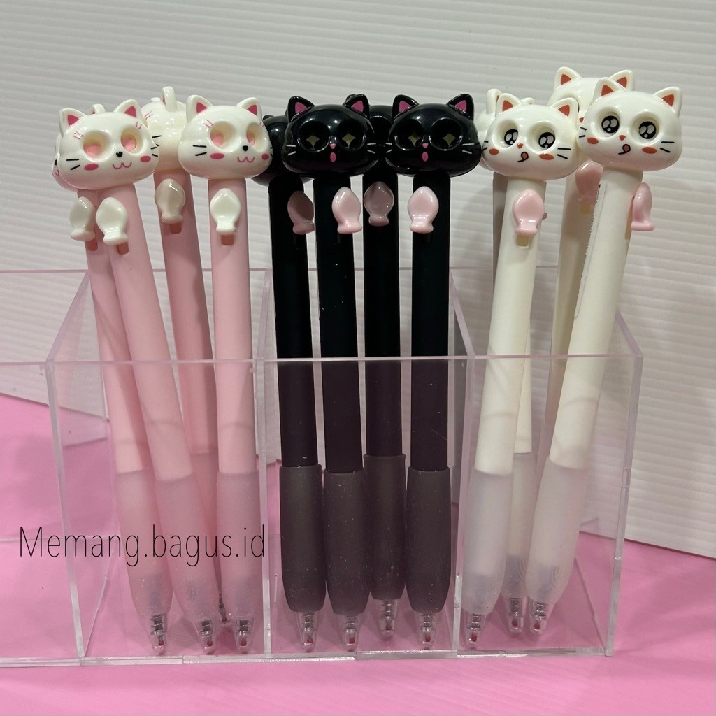 PEN UMEI Karakter Lucu Cantik Gel Pen Mata Gerak