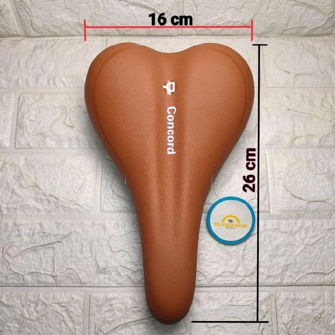 Sadel Dudukan Sepeda Warna Coklat CONCORD Folding Bike MTB Federal BMX Fixie