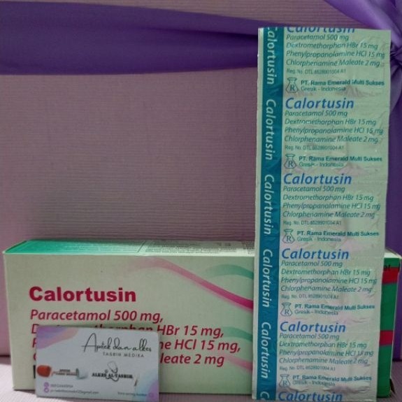 CALORTUSIN@ TABLET PERSTRIP
