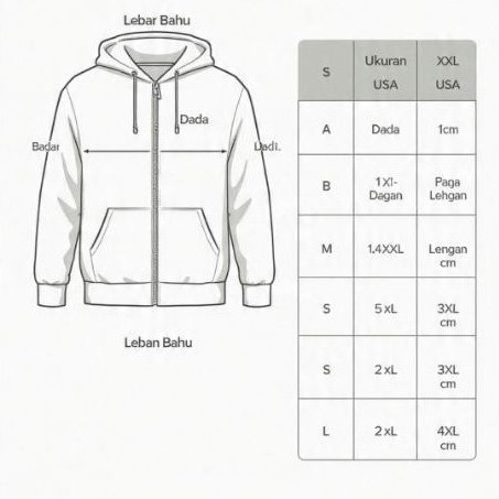 Hoodie Zipper Custom Termurah