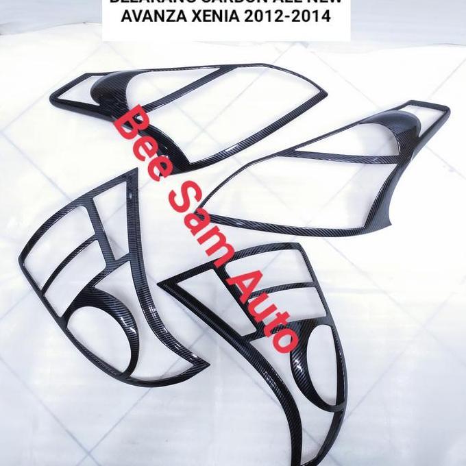 PAKET GARNISH CARBON AVANZA XENIA 2012-2014