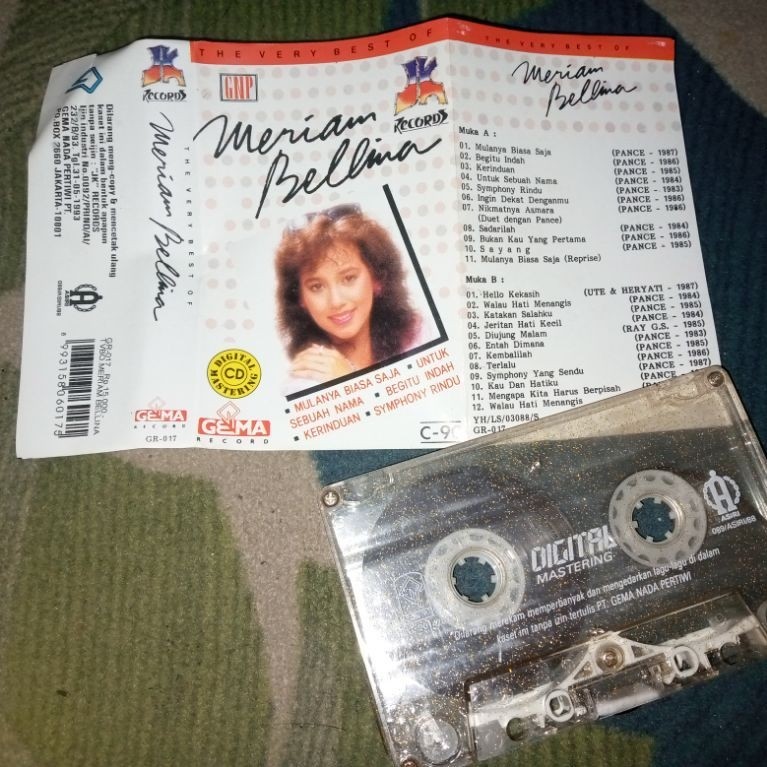 KASET MERIAM BELLINA JK RECORDS