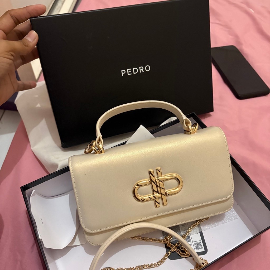 PEDRO Tas Wanita Slempang Kulit Original Wanita