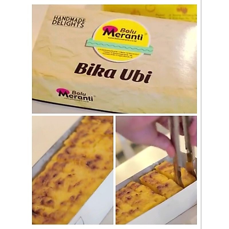 BIKA UBI MERANTI KUE FRESH BUATAN BARU OLEH OLEH KHAS MEDAN SOUVENIR JAJANAN MAKANAN BOLU MERANTI