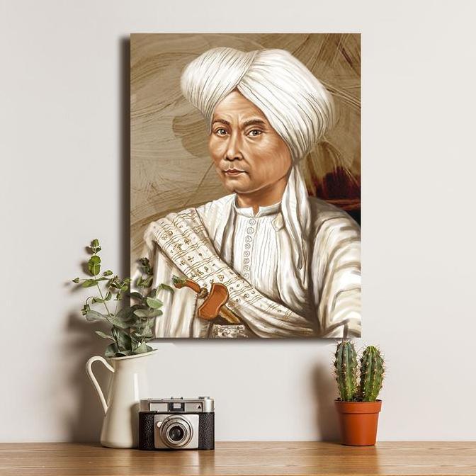 >>>>>] Poster Pangeran Diponegoro Pahlawan -Dekorasi Hiasan Dinding Kayu
