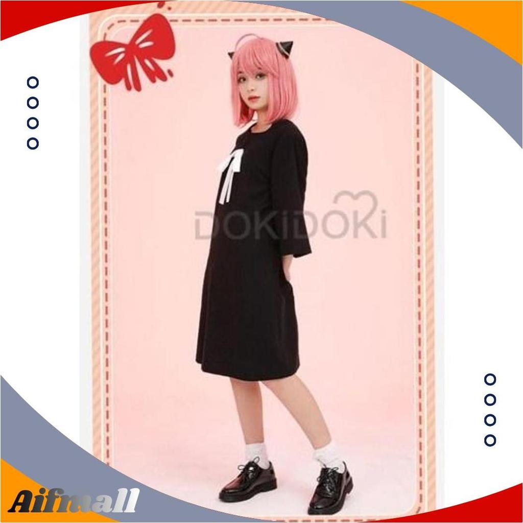 Japanese Costume Cosplay ANYA FORGER SPY X FAMILY Anak - Dewasa Seifuku Jepang Imperial Scholar Cosp