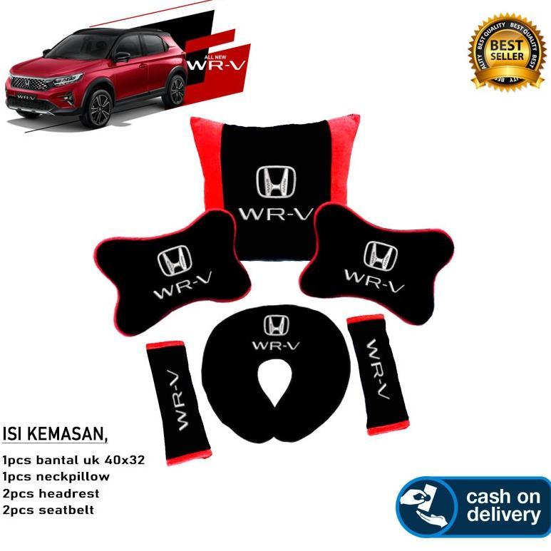 WR-V bantal headrest seatbelt bantal aksesoris interior mobil honda wrv all wrv