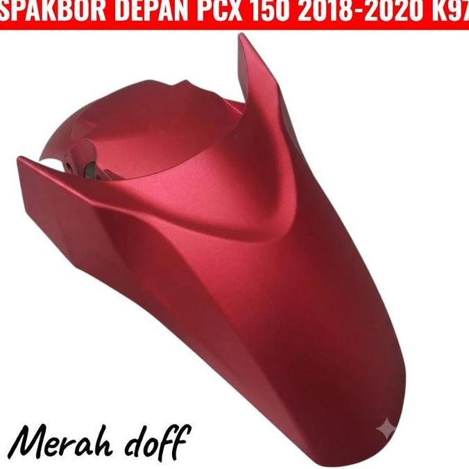 spakbor depan pcx 150 K97 tahun 2018 2019 2020 hitam putih merah doff biru doff coklat doff