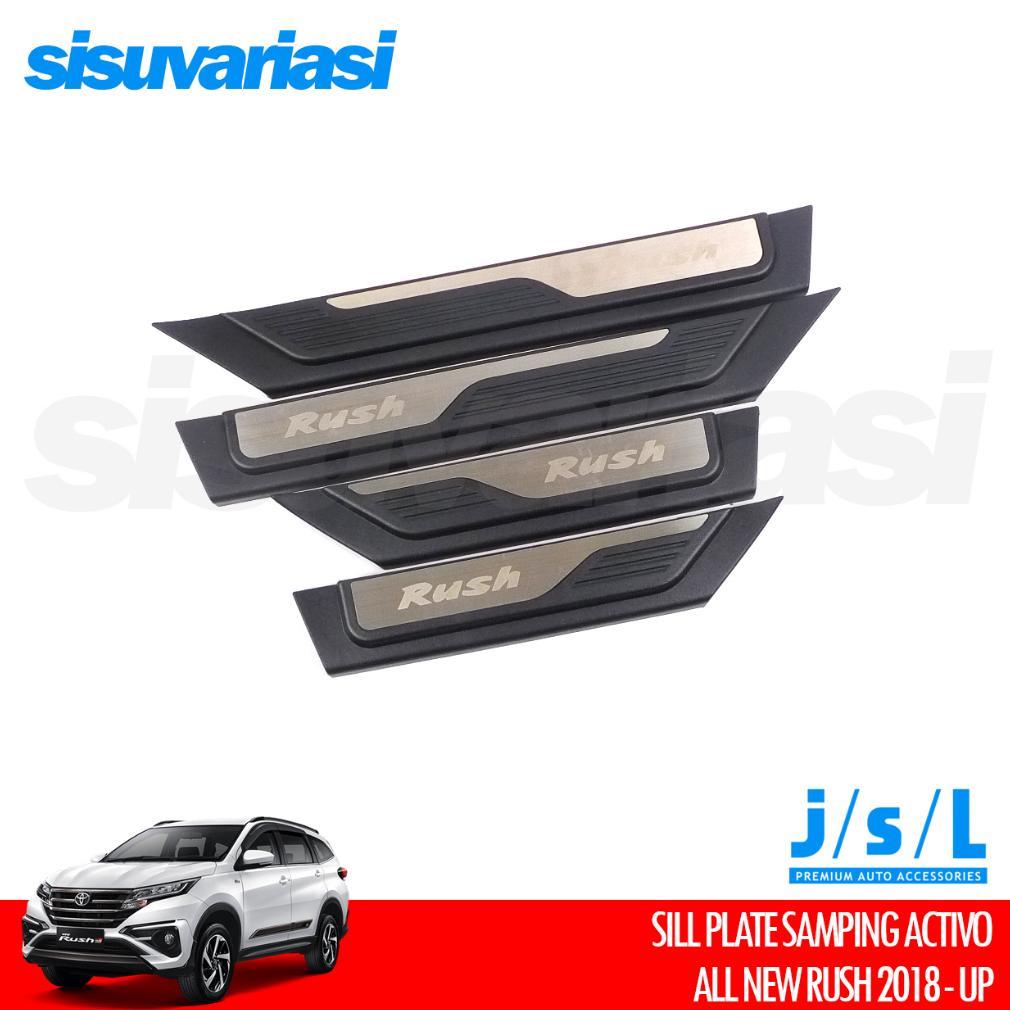 Sill Plate Samping All New Rush 2018 - 2025 Aksesoris Sillplate Pelindung Pintu Mobil