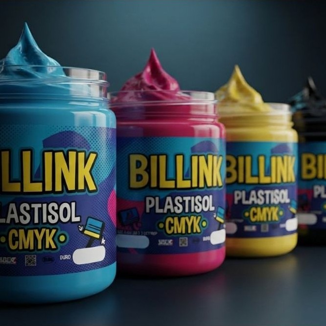 plastisol CMYK Billink tinta cat sablon