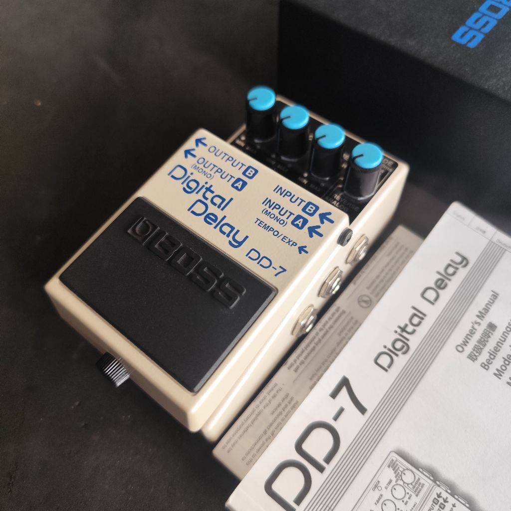 Boss DD 7 Digital Delay, Efek Gitar, not Zoom, Nux , DD 3, DD 5, DD 20