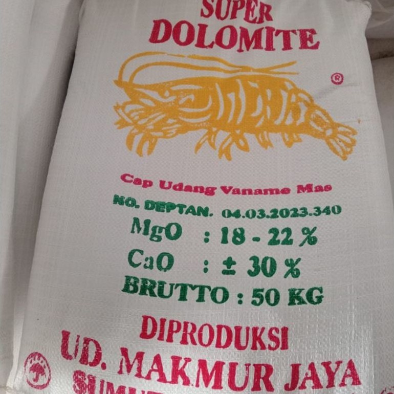 Pupuk Dolomite Super/Kapur Dolomite Pertanian @ 50kg Khusus Medan