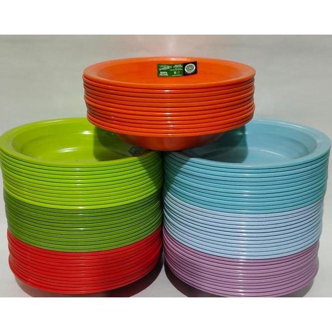 6Pcs Tatakan Gelas Melamin Tatakan Gelas Ulir Melamin 6 Inch Piring Tatakan Gelas Melamin Piring Tat