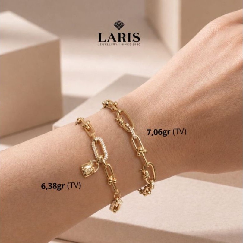 Laris Jewellery gelang rantai emas