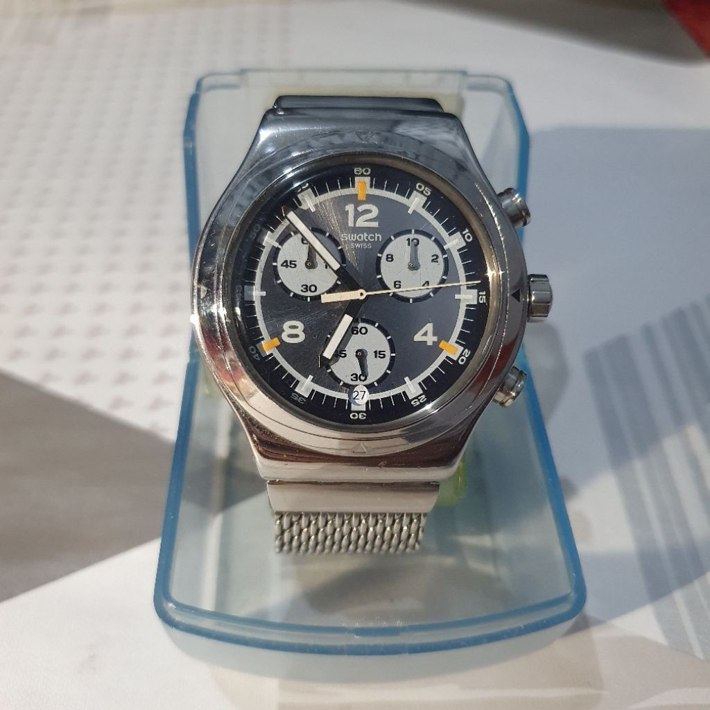 Jam Tangan Swatch Chrono Irony YVS453MB