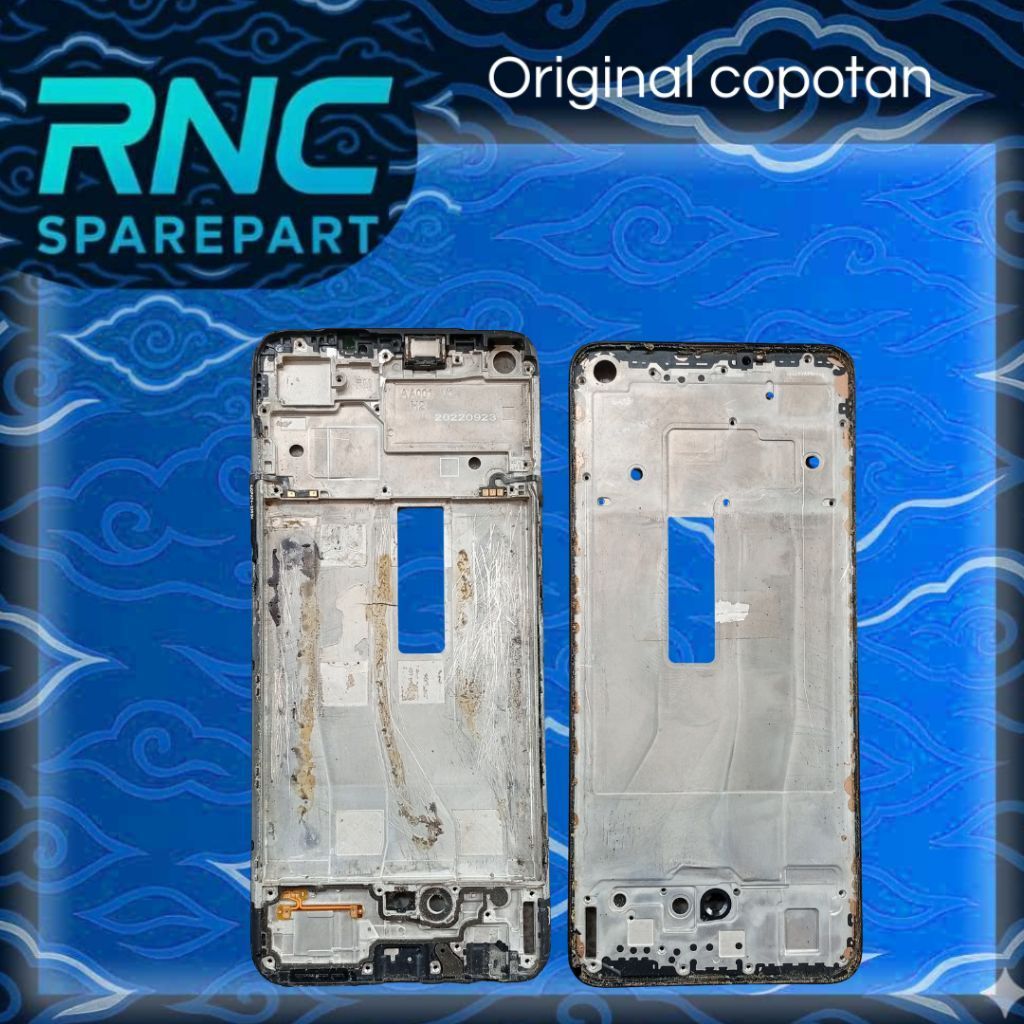 Tatakan LCD Oppo A74 Second Original Copotan
