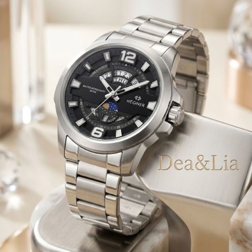Hegner 5082G-2SDB#Hegner 5082G#Hegner 5082#HW 5082G-2SDB#Jam tangan pria Hegner 5082G#Man watch Hegn