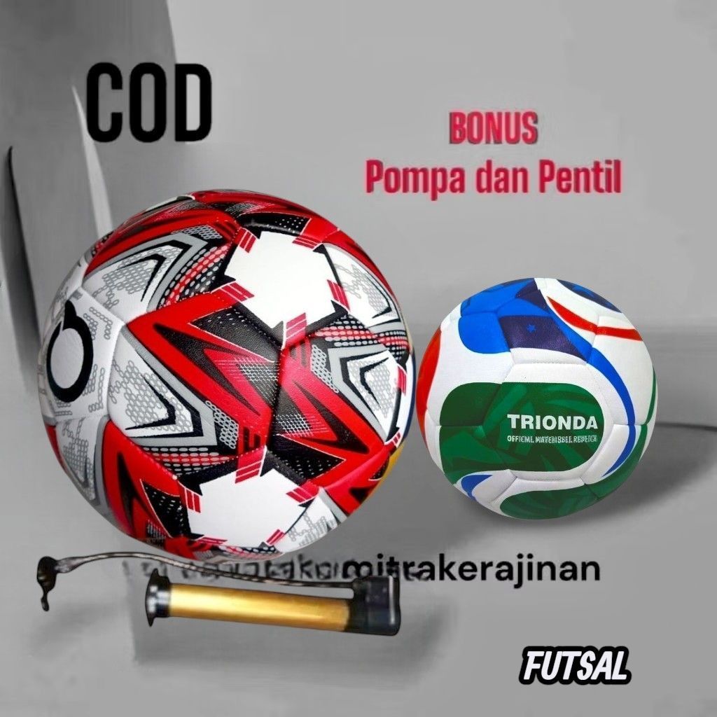 BOLA FUTSAL ORTUS SIZE-4 KUALITAS PREMIUM