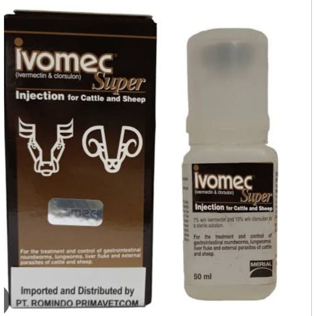 IVOMEC Super (Obat kurap/antiparasit spektrum luas untuk hewan)