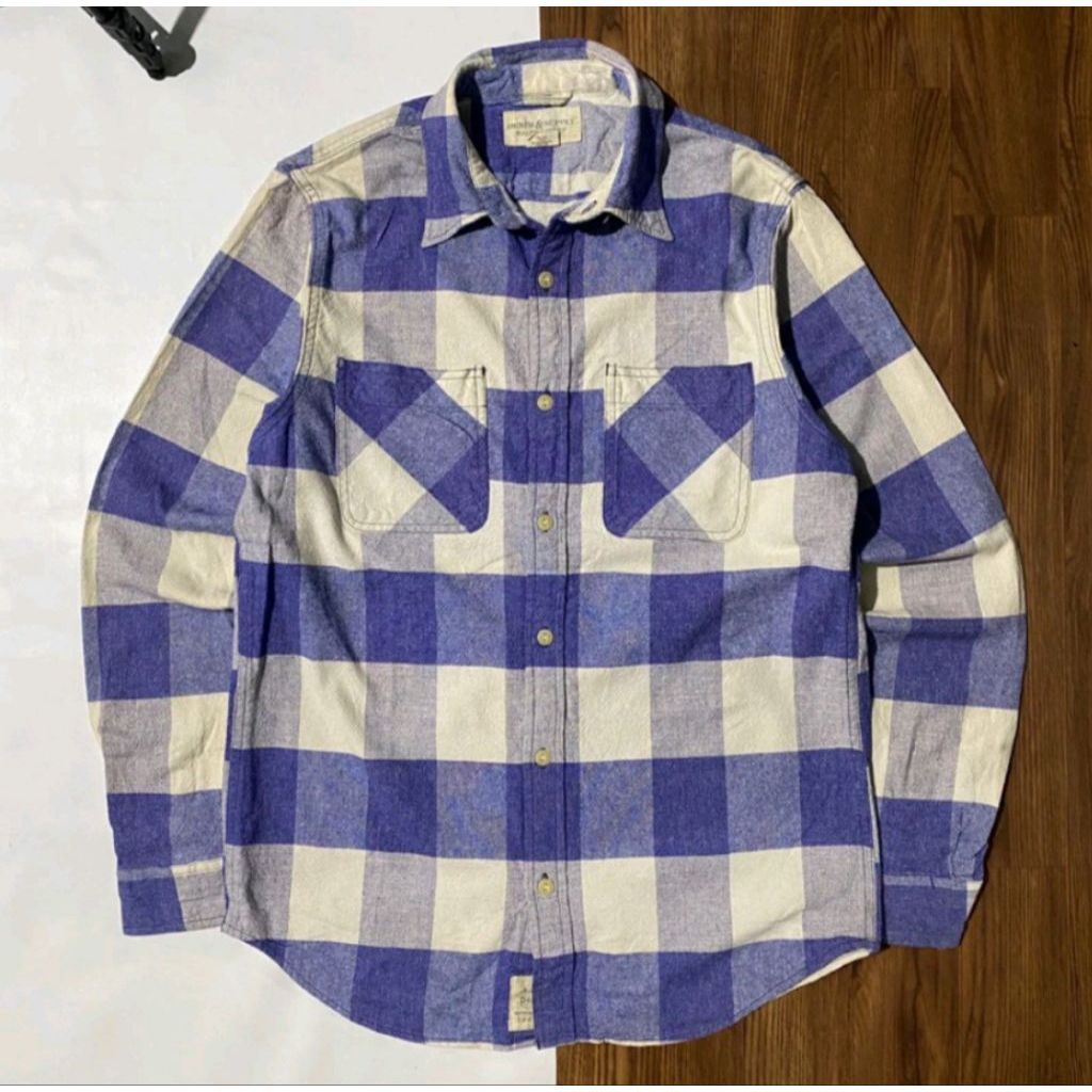 Kemeja flannel ralp lauren denim supply