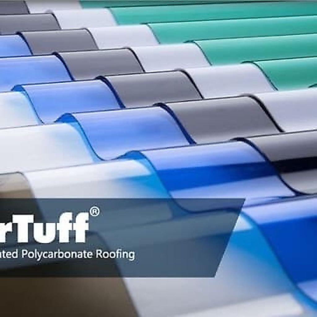 Atap Polycarbonate Solartuff Gelombang Roma Greca Trimdeck