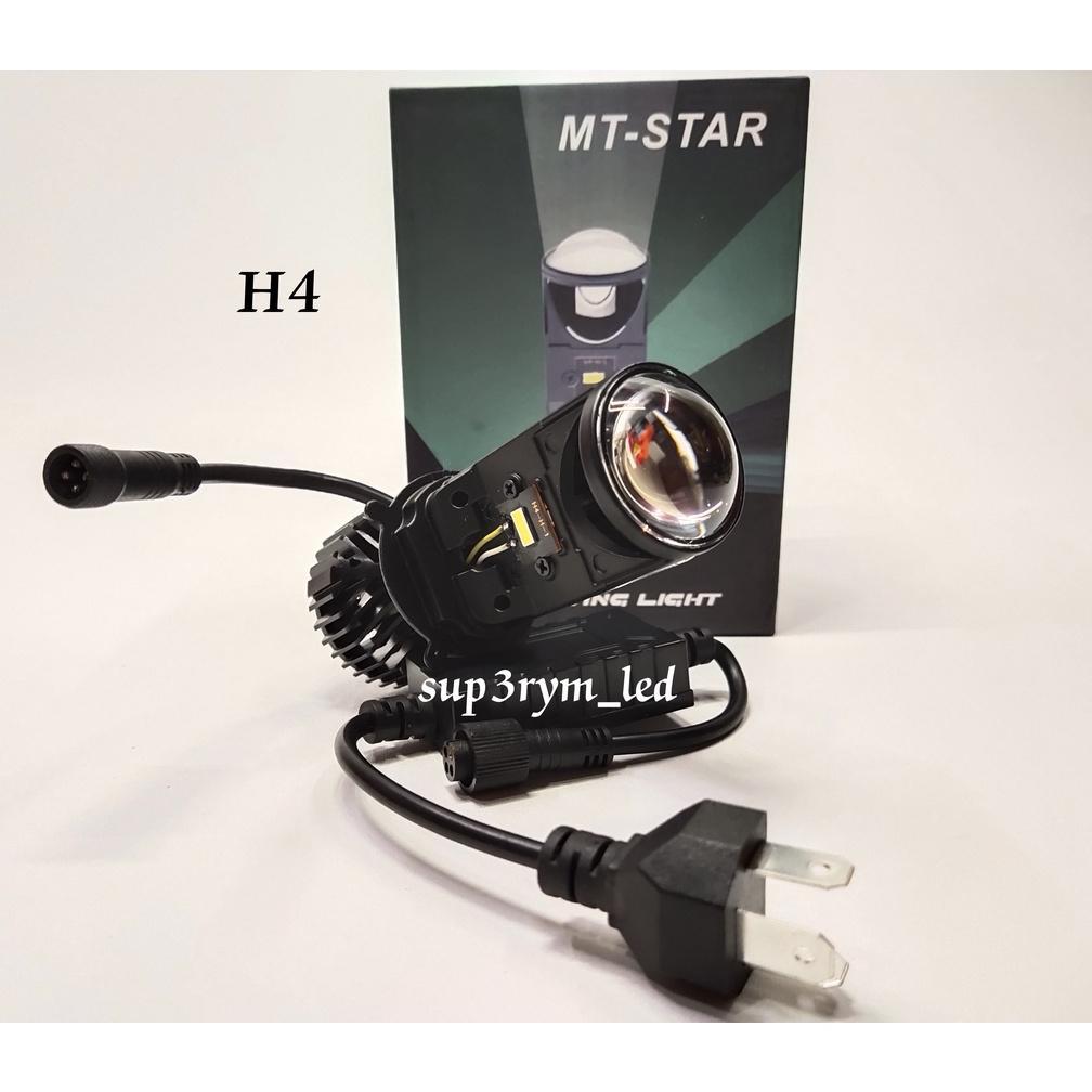 lampu utama led mt star h5 projector mini h4 projie cut off