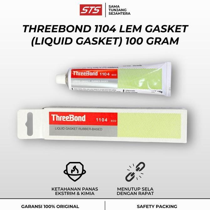 Pilihan - Lem Paking Gasket Cair Threebond 1104 Neo 100 Gram - Lem Gasket Blok Mesin Motor Mobil  - 