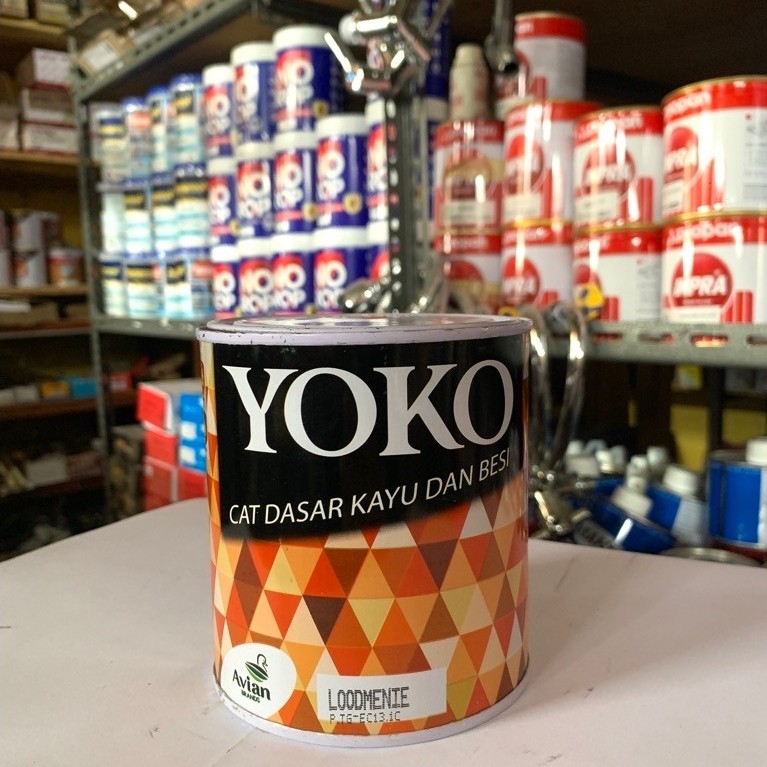 YOKO Meni Cat Dasar Kayu Besi Pelindung Rayap 0.7kg Orange Matt Doff