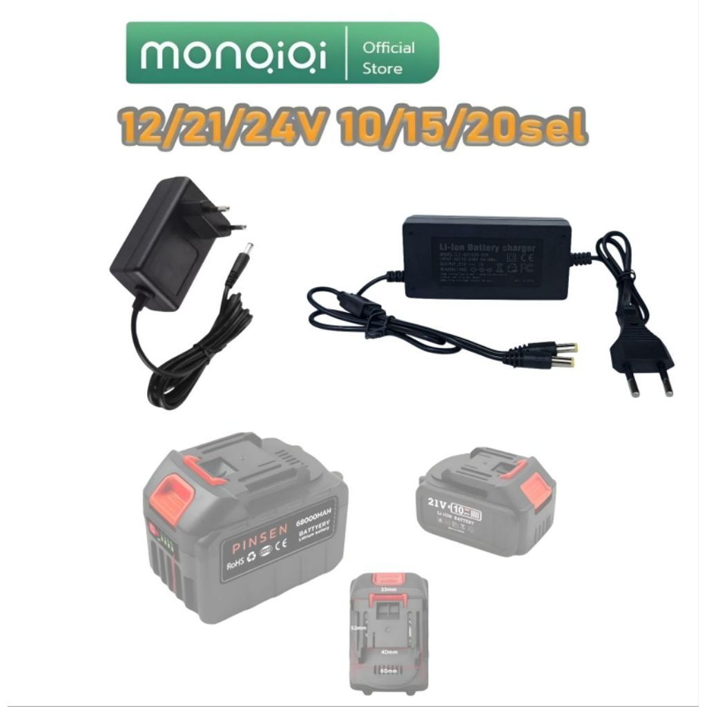 ADAPTOR CHARGER BOR CORDLESS CAS BATERAI BOR CORDLESS