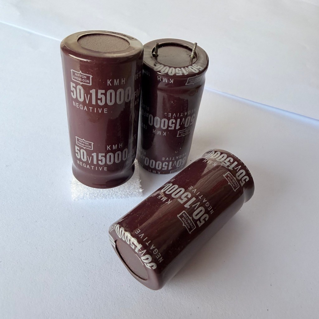 Elco 15000/40v 15000uf 50V Nichicon Asli Bekas Cocok Buat Amplifier Gainclone