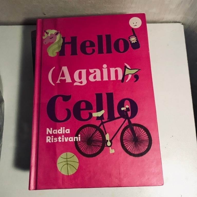 Novel hello again cello hardcover (preloved)