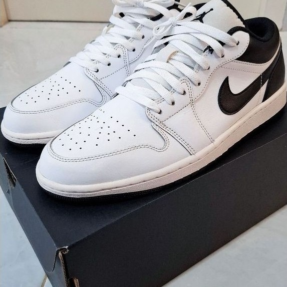 Air Jordan 1 Low White/Black-White (Panda) Original (SECOND)