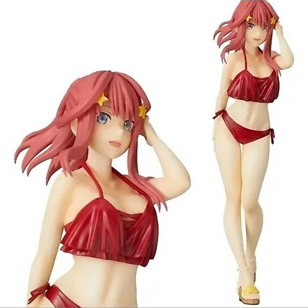 Miku Nakano Gotoubun Figure Girl Sexy Boneka Seksi Anime The Quintessential Doll Bikini Hot