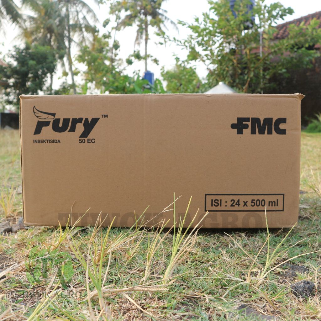 ​Insektisida Fury 50 EC FMC 1 Dus Isi 24 Botol x 500ml Obat Ulat Kutu Daun Lalat Buah