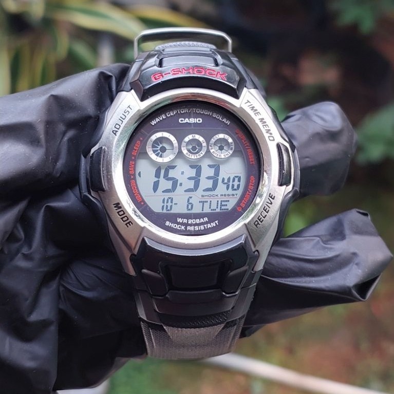 (Harga Net) Jam Tangan Casio G-Shock GW-500J All Original Tough Solar Wave Ceptor Mesin Normal Tingg