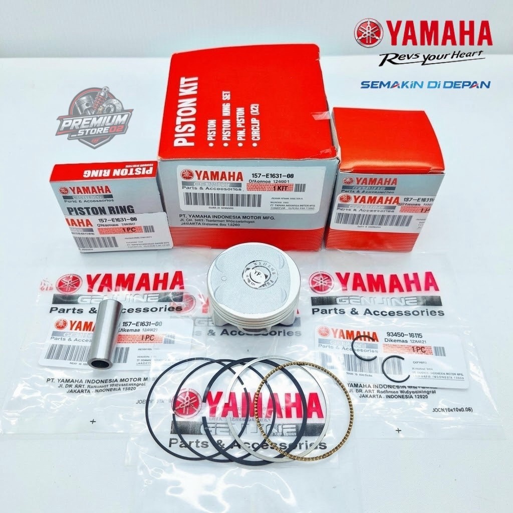 Piston Kit Std Jupiter Mx 135 Old Jupiter Mx 135 New 1S7