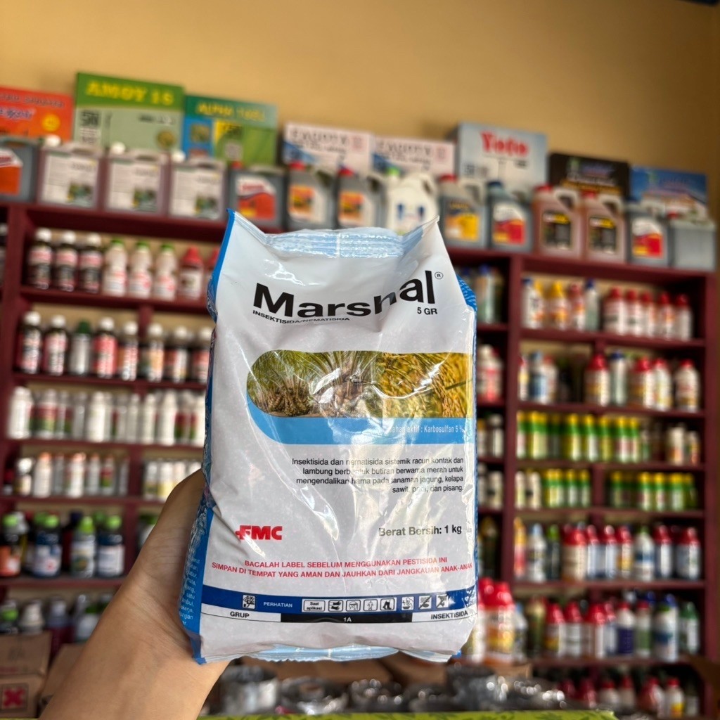 Insektisida MARSHAL 5Gr Kemasan 1 Kg - Nematisida Marshal 5Gr 1 Kg