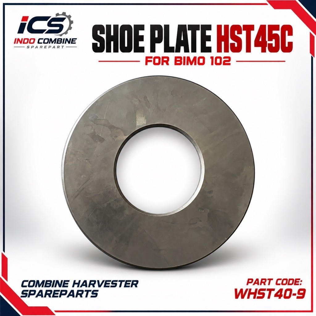 PLAT POLOS HST45CC BIMO 102 / SHOE PLATE HST45CC BIMO 102 | PART CODE WHST40-9 | INDO COMBINE SPAREP