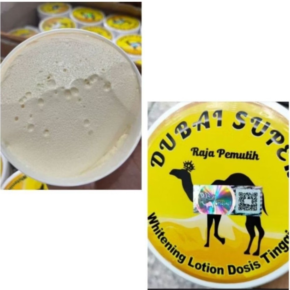 Lotion Pemutih Tubuh Dubai Super Original 300gr