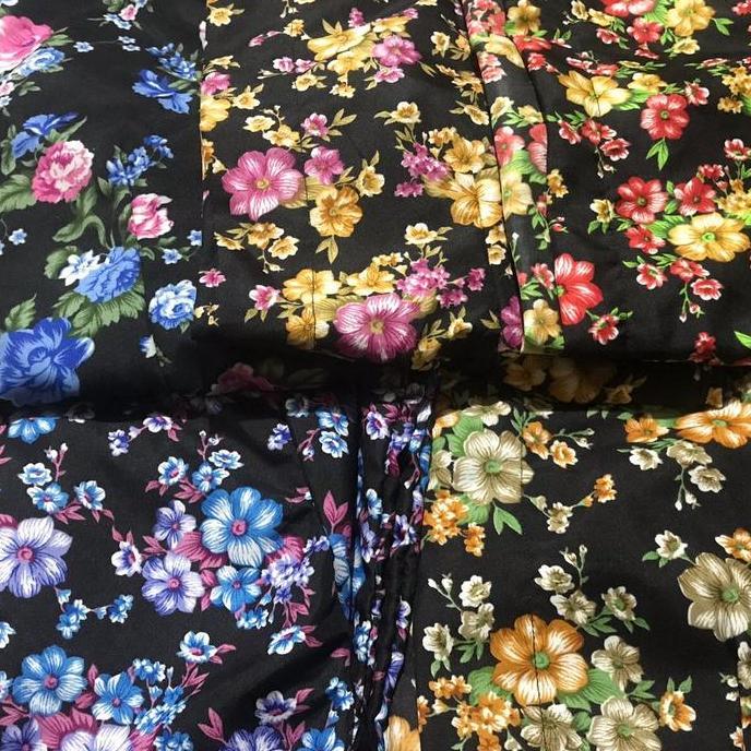 kebaya kutubaru kartini bunga WANITA angking instan Hitam Motif