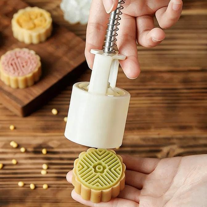 Cetakan Kue Bulan Lebaran/Mooncake Mold 50gr Cetakan Kue/Cetakan Kue Bulan 50gr/Cetakan Mooncake Tek