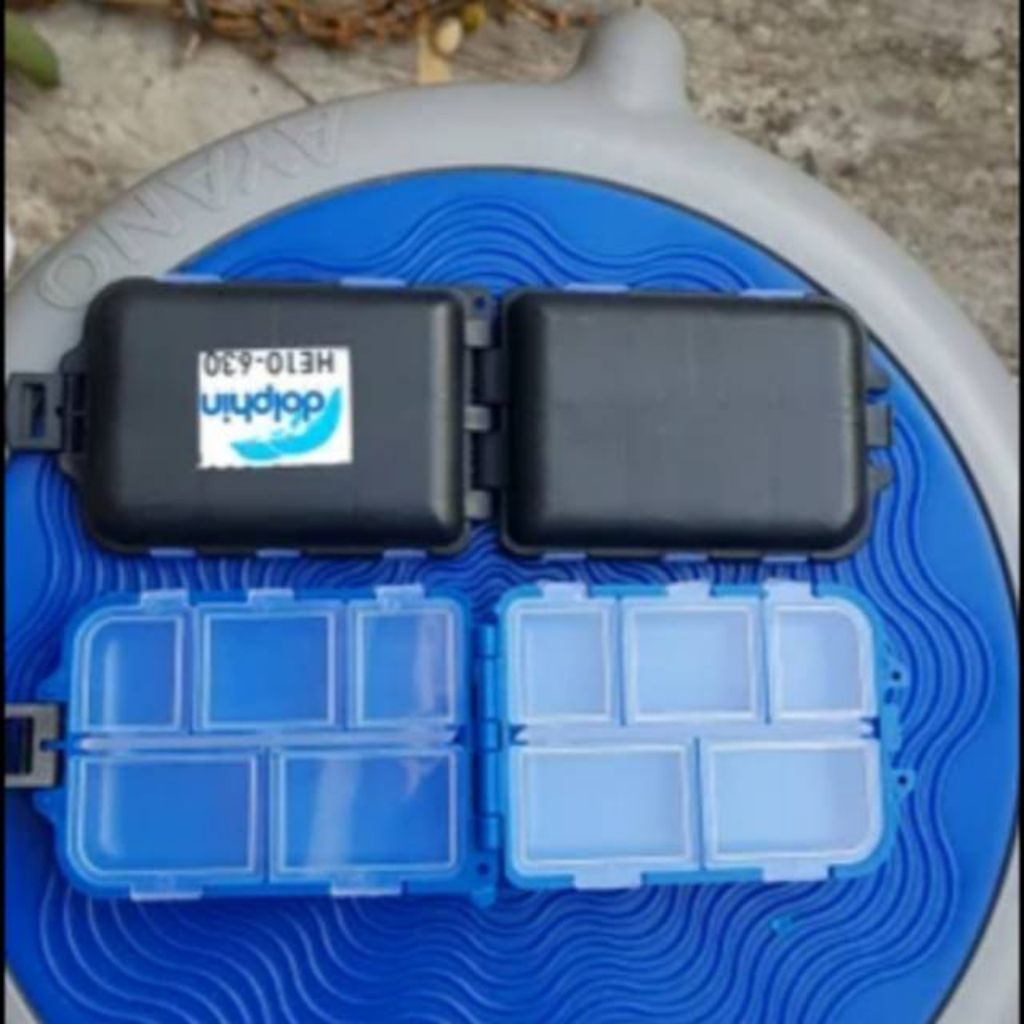 Kotak pancing kail dolphin kotak kecil praktis