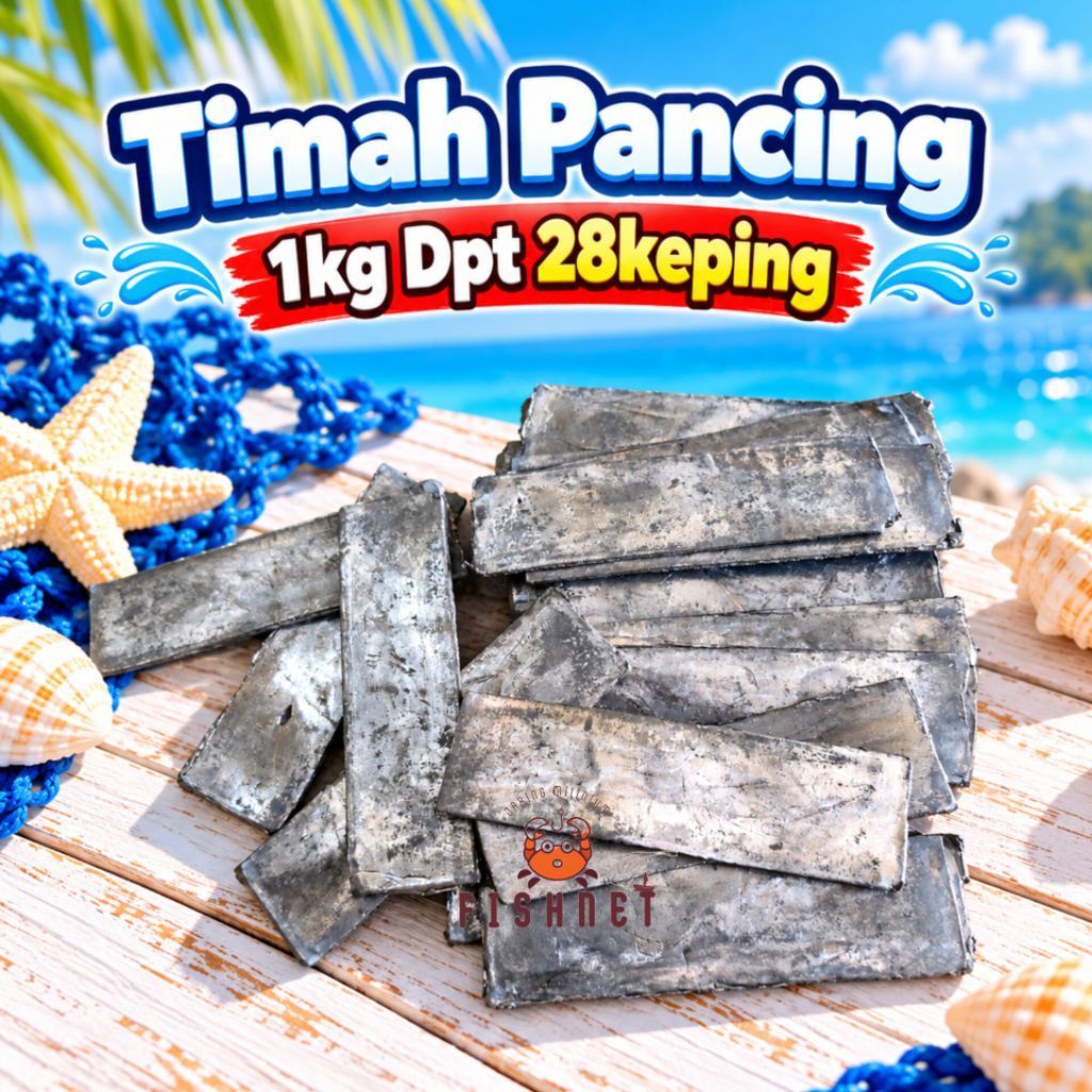 timah pancing/ timah pemberat jaring  per kg