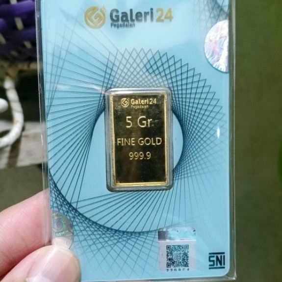Logam Mulia Emas 5 Gram Galeri24 Pegadaian