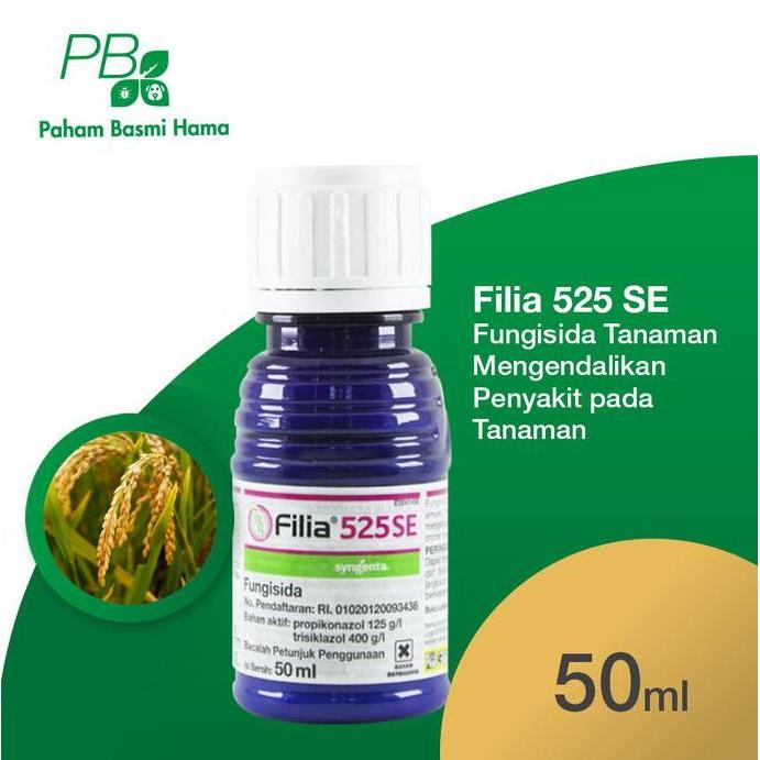 FILIA 525 SE - FUNGSIDA TANAMAN - PADI - SAYURAN - SYNGENTA - 50 ML