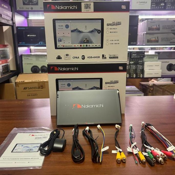 Ready Headunit Android Xpander Livina 2018-2021 9 / 10 inch Nakamichi Saga Series Ram 4gb Rom 64gb Q