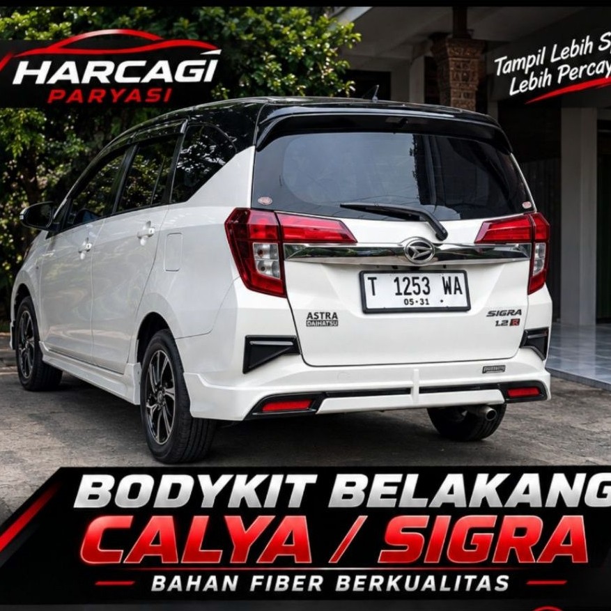 bodykit blakang sigra calya, model elegan